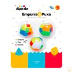 Brinquedo Sensorial Empurra e puxa