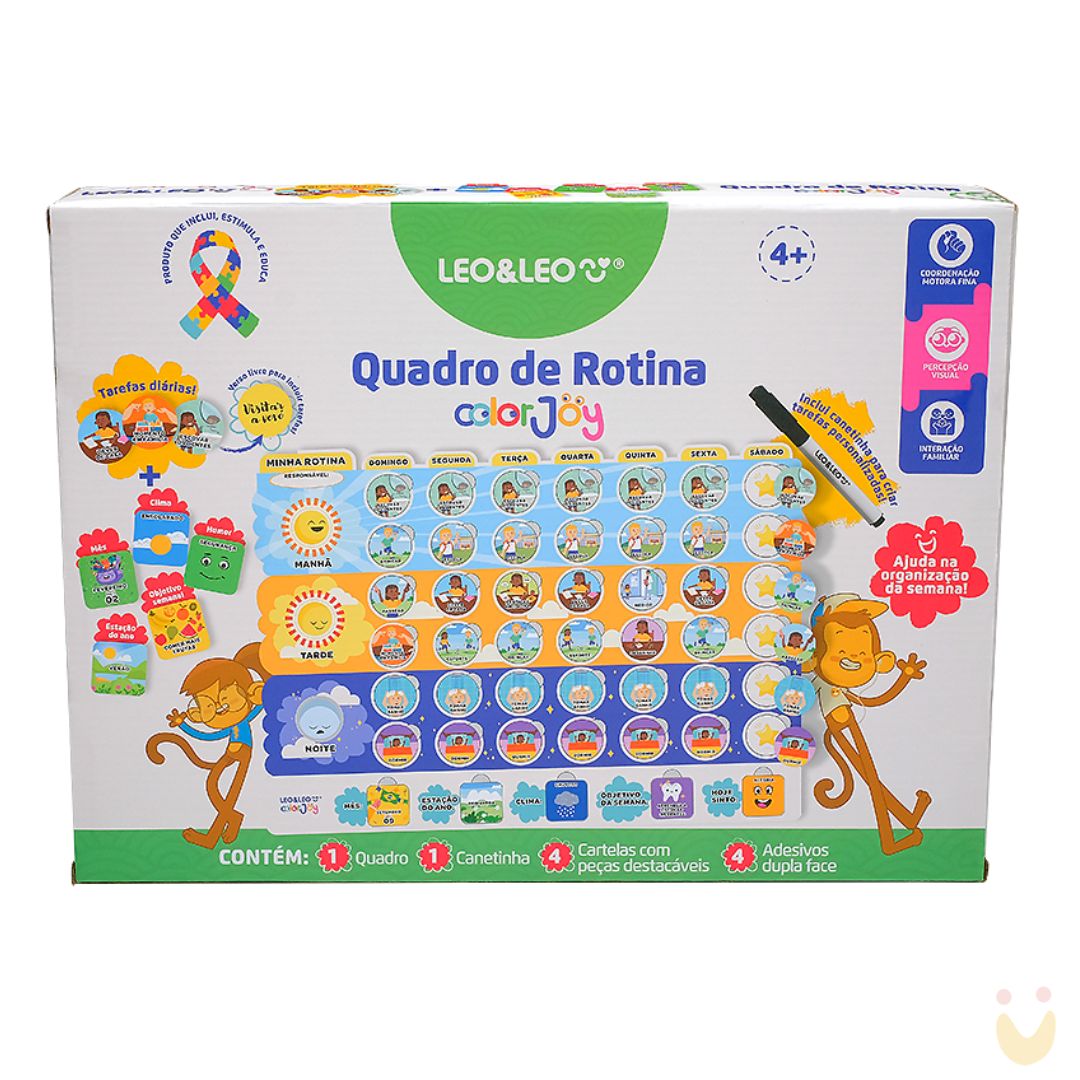 Brinquedo-educativo-quadro-de-rotina-ludopia-2 Quadro de Rotina Color Joy - Imagem 1