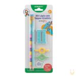Kit Lápis HB Color Joy com topper giratório