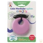 Colar mordedor sensorial ColorJoy Rosa